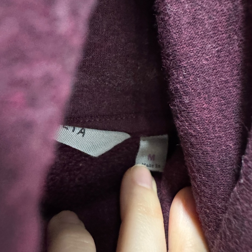 Athleta Maroon Sweatshirt - Picture 4 of 5
